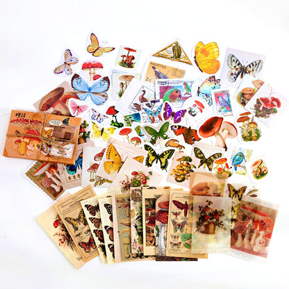 Retro Themed Scrapbook Supplies Pack