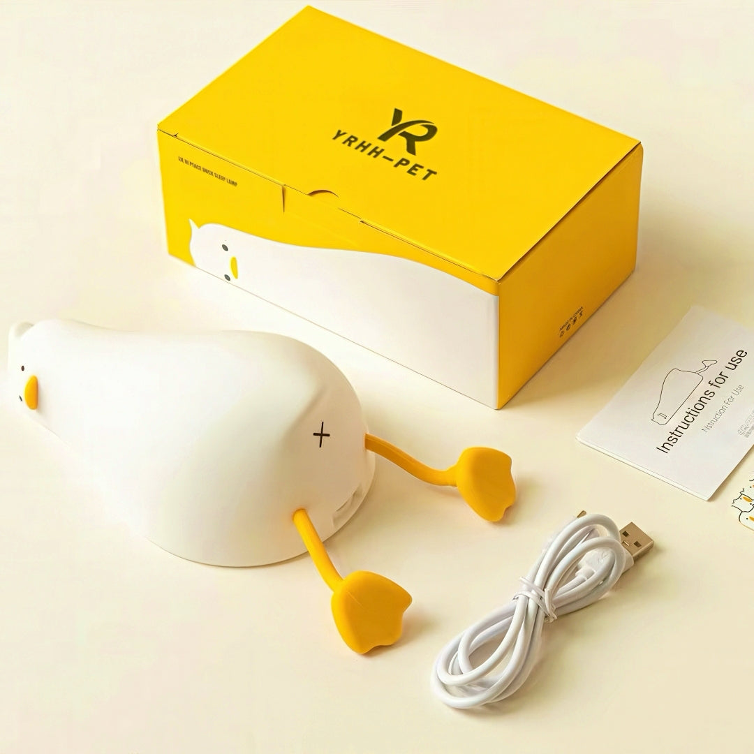 Cute Lying Duck Portable LED Nightlight