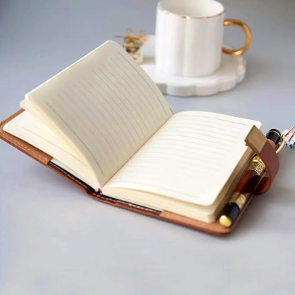 A6 Retro Style Pocket Notebook with Combination Lock