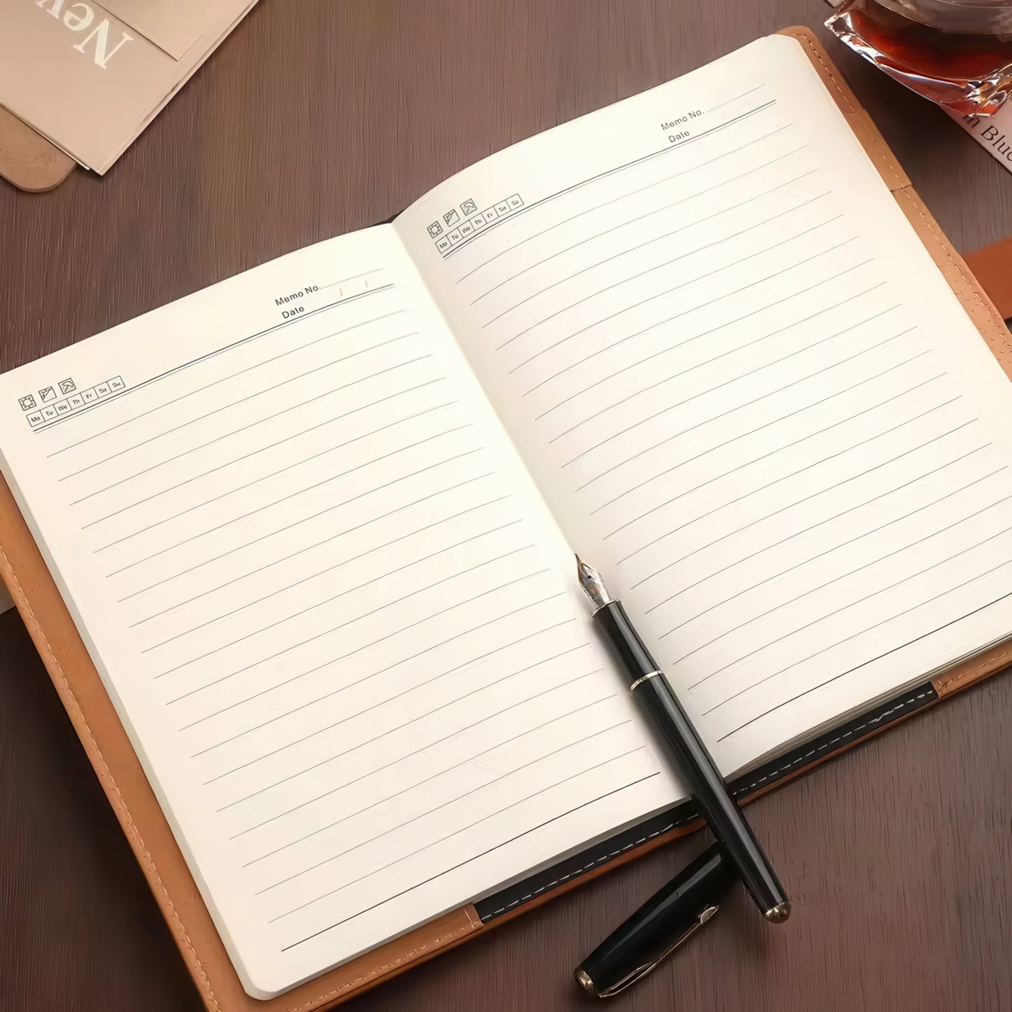 A5 Notebook with Combination Lock