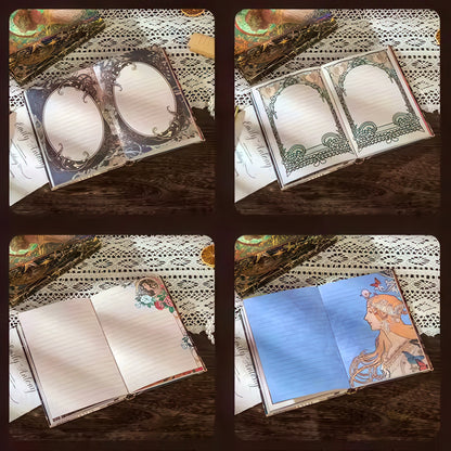 Art Nouveau Style Hardcover Journal