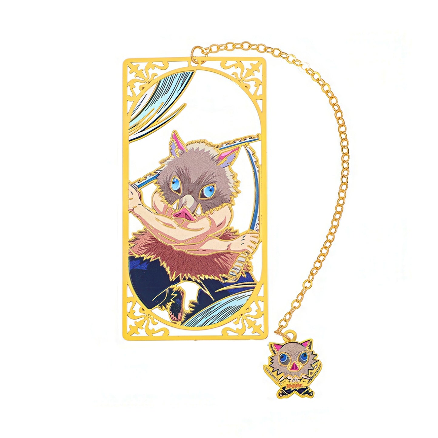 Demon Slayer Manga Golden Metal Bookmark