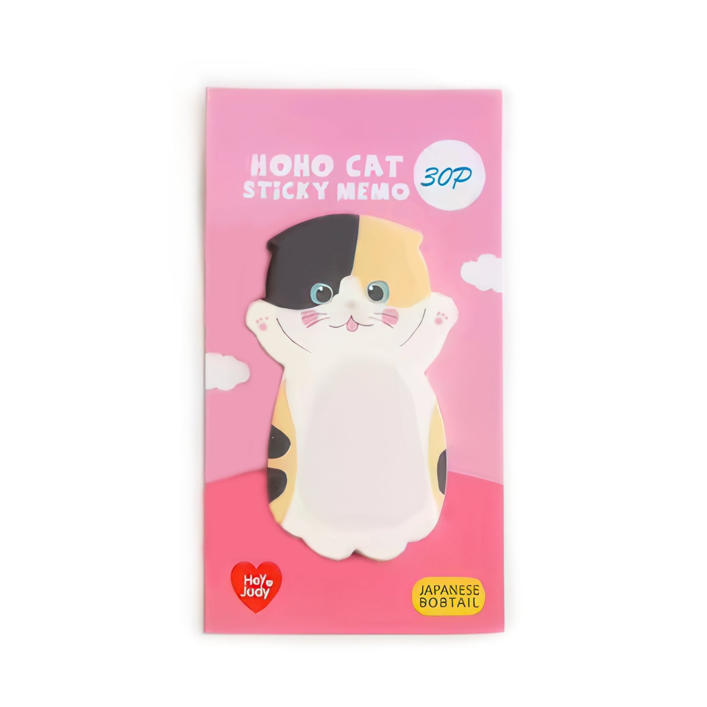 Cute Standing Cat Sticky Notes