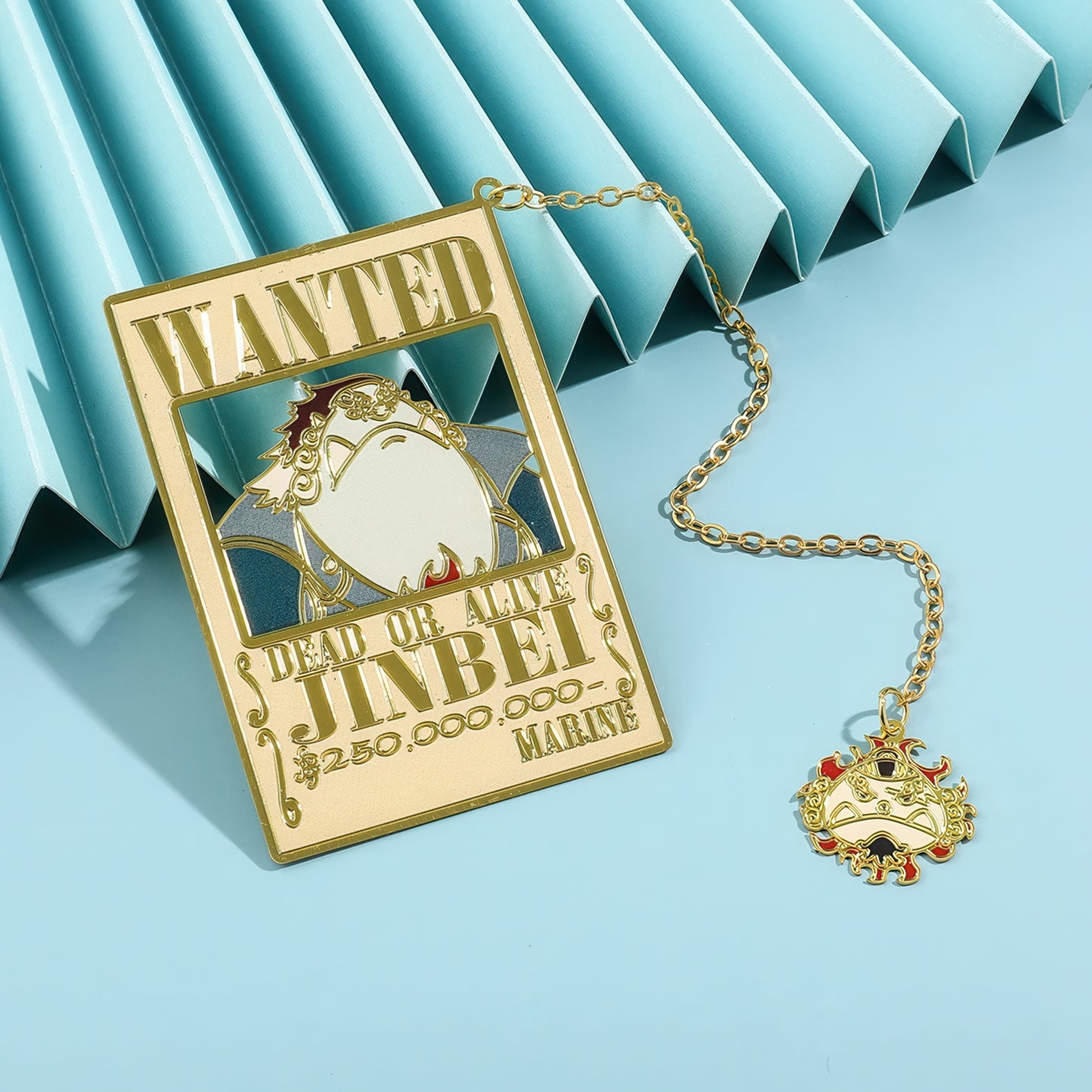'One Piece' Manga Theme Metal Bookmark