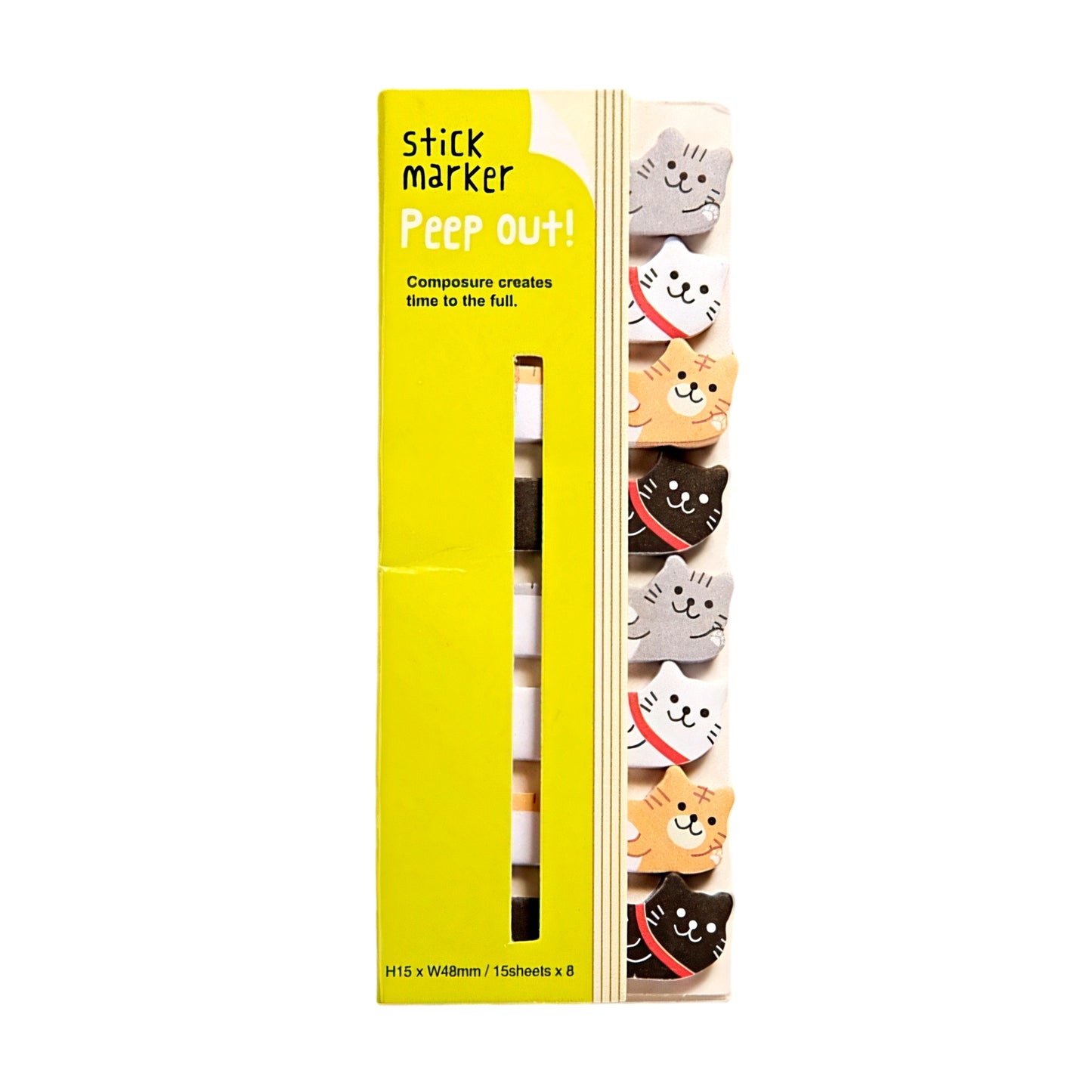 Cute Animals Peeping Out Sticky Index Tabs