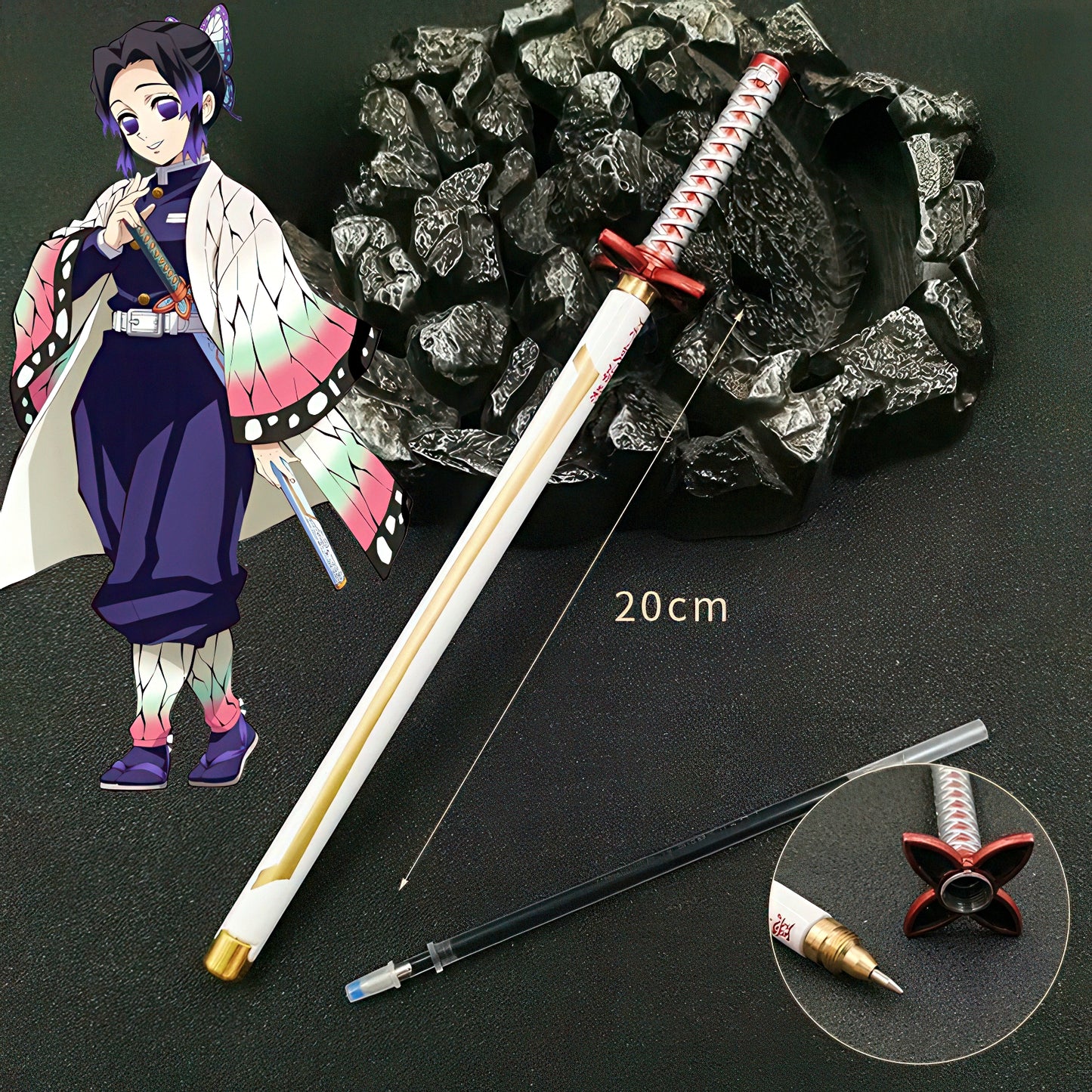 Anime Demon Slayer Sword Shaped Gel Pen