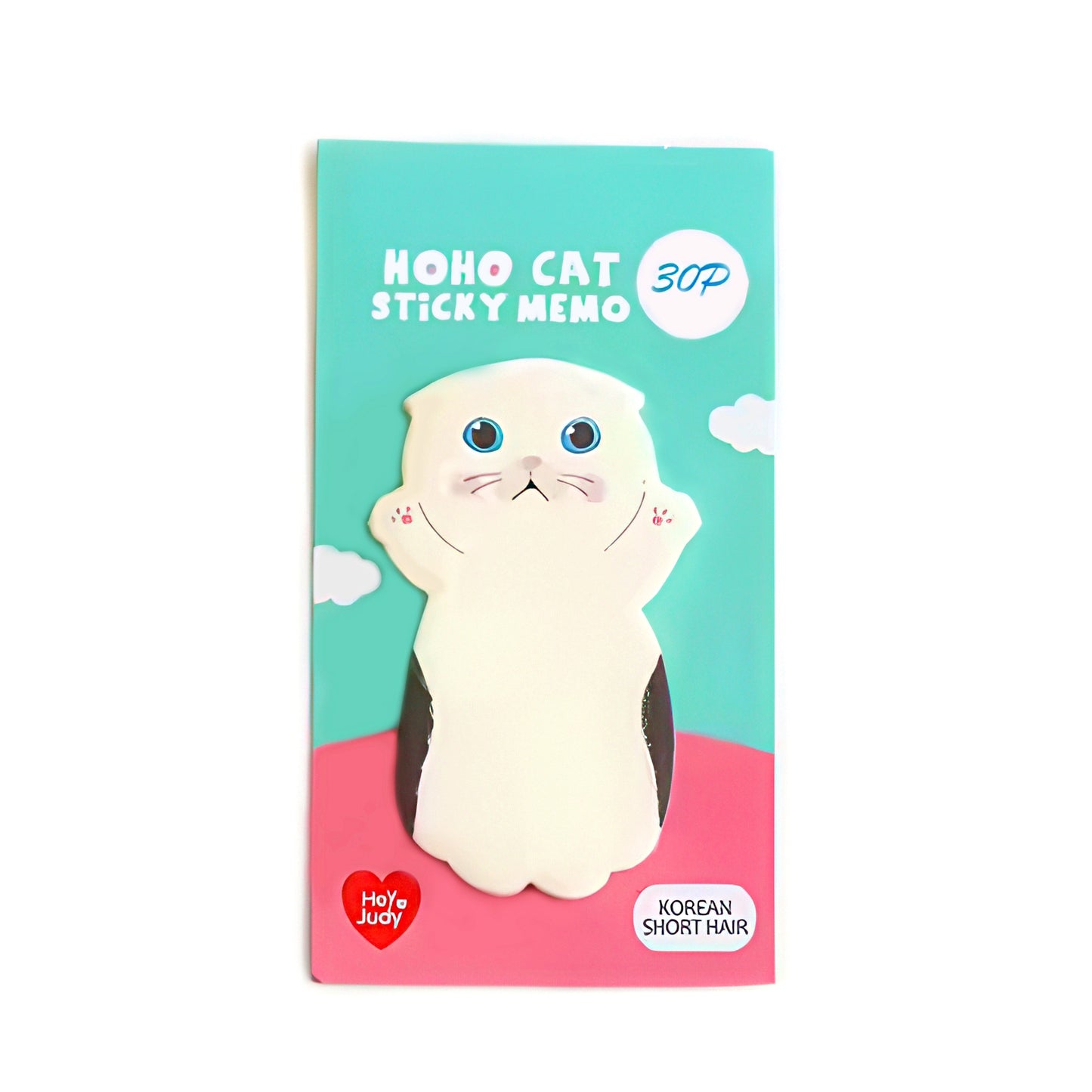 Cute Standing Cat Sticky Notes