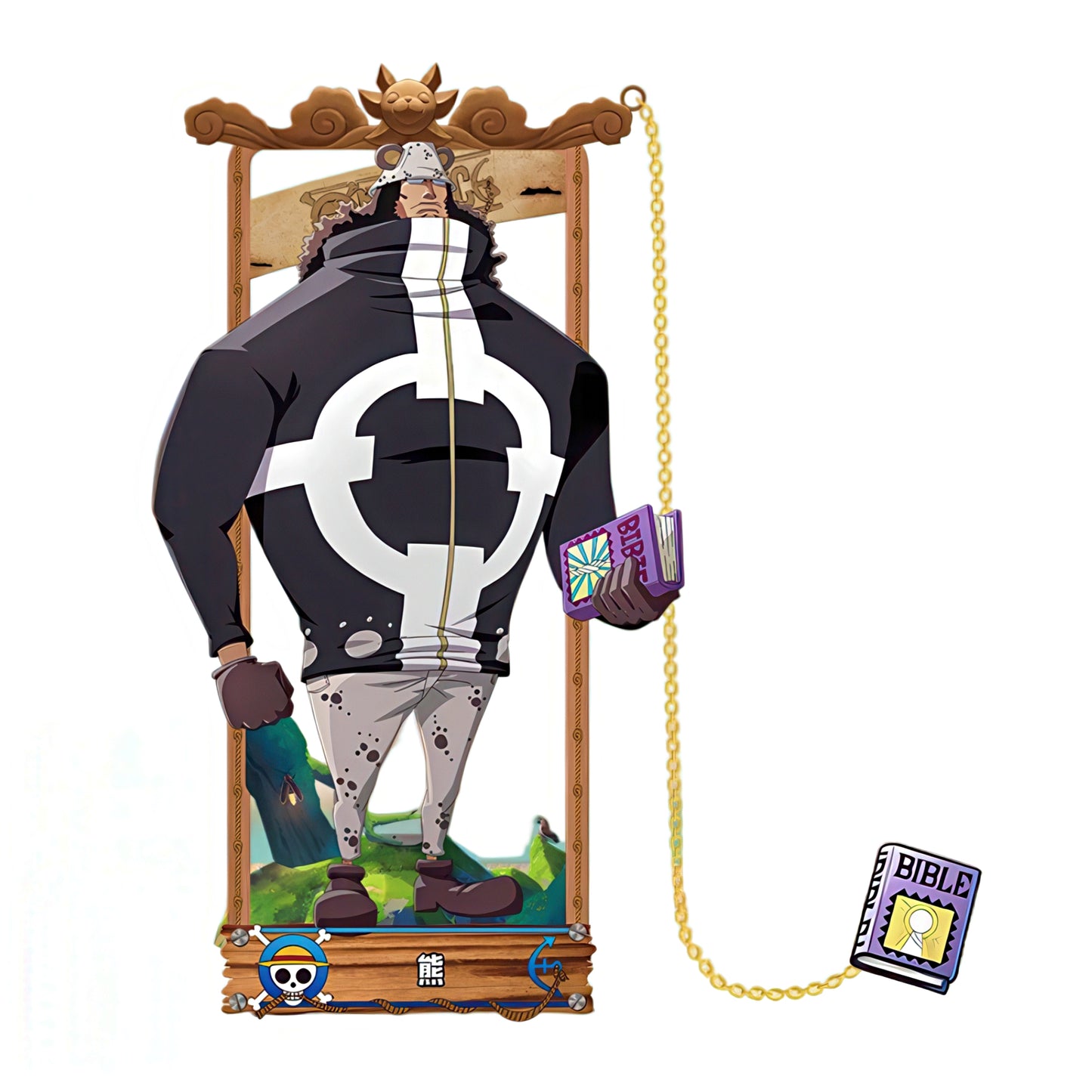 One Piece Manga Characters Metal Bookmark