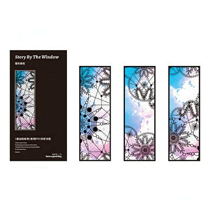 Story By The Window Translucent PVC Bookmark Set