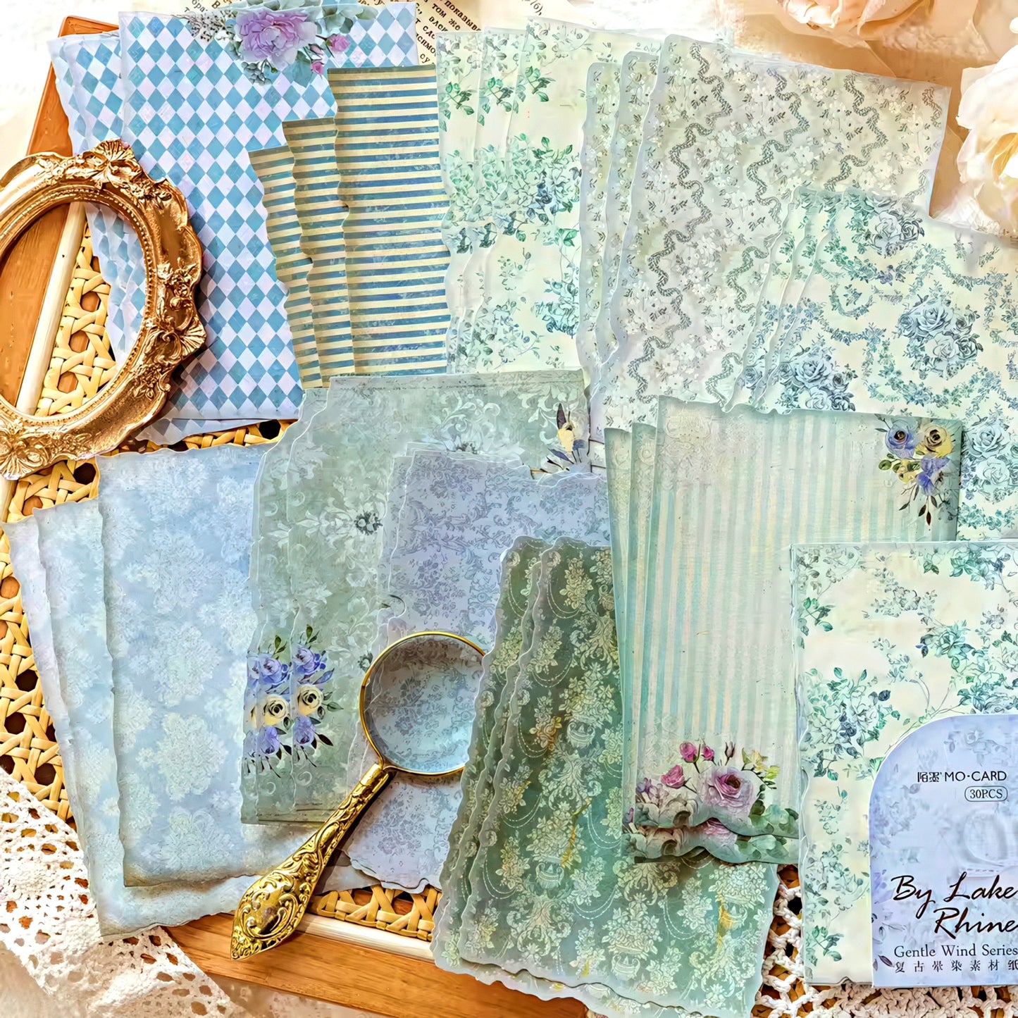 Gentle Wind Series Scrapbook Paper Set