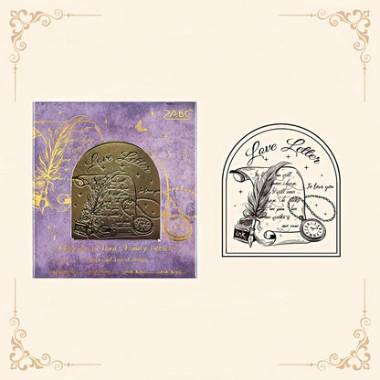 Retro Style Metal Binder Clips