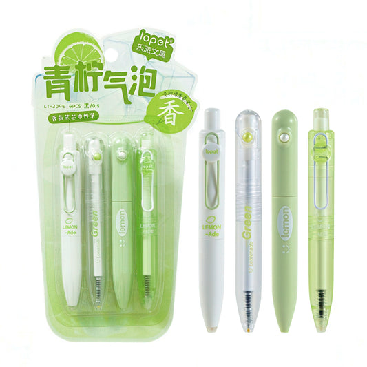 Scented Black Ink Gel Pen Set