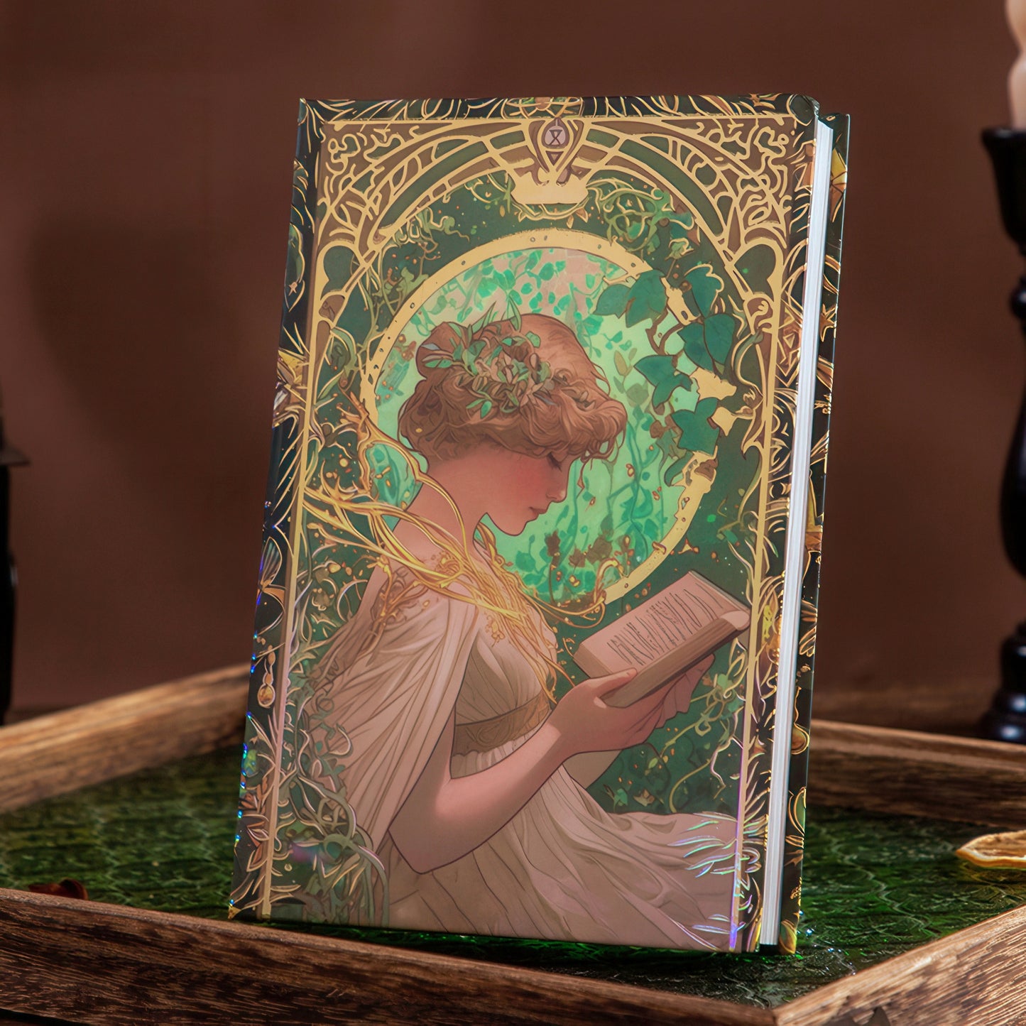 Art Nouveau Style Hardcover Journal