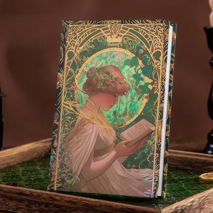 Art Nouveau Style Hardcover Journal