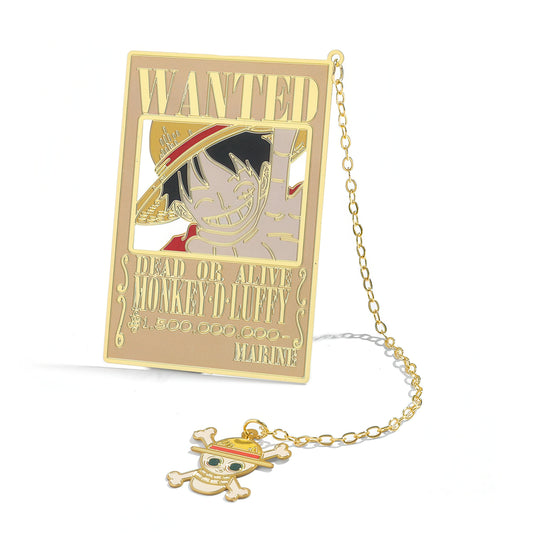 'One Piece' Manga Theme Metal Bookmark