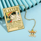 'One Piece' Manga Theme Metal Bookmark