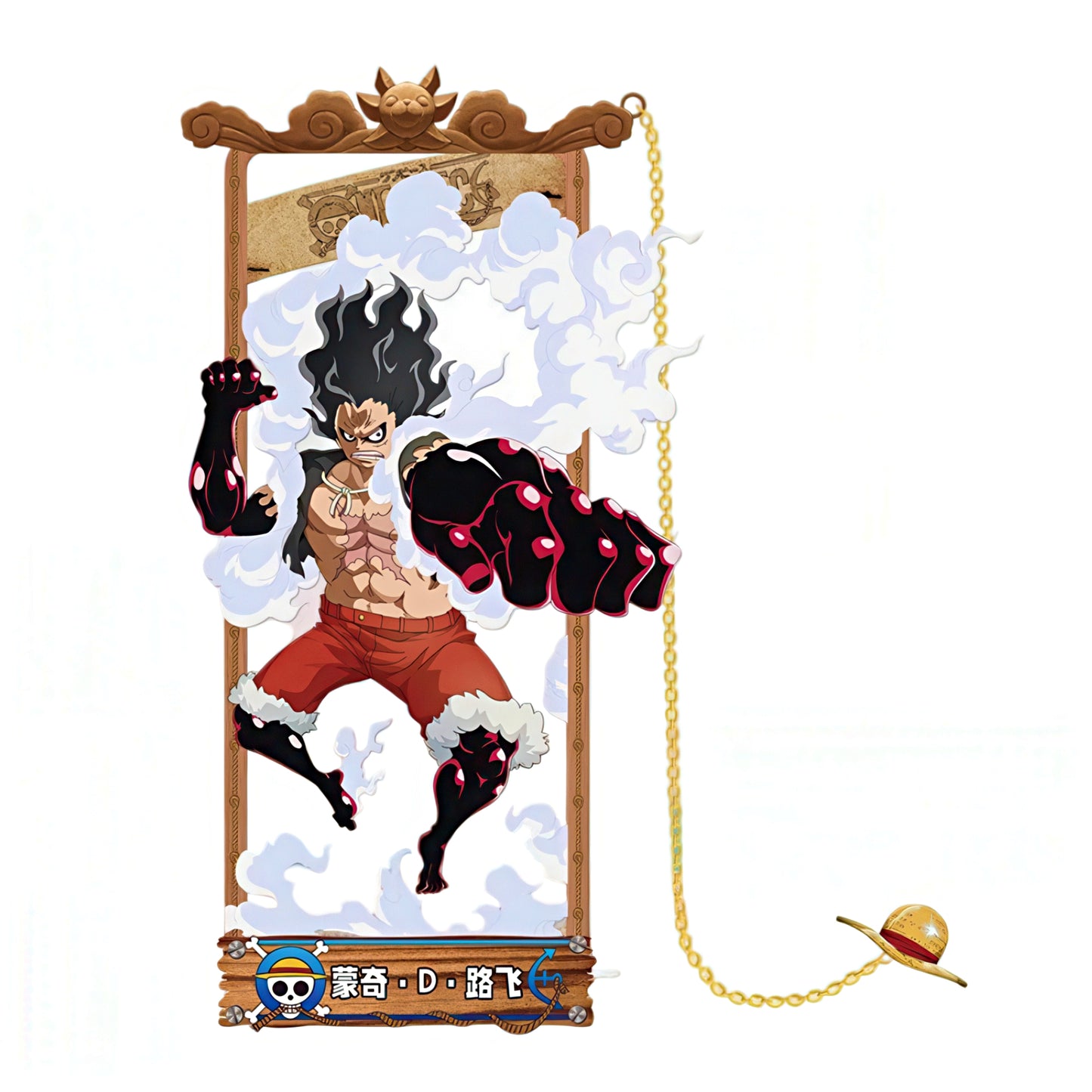 One Piece Manga Characters Metal Bookmark