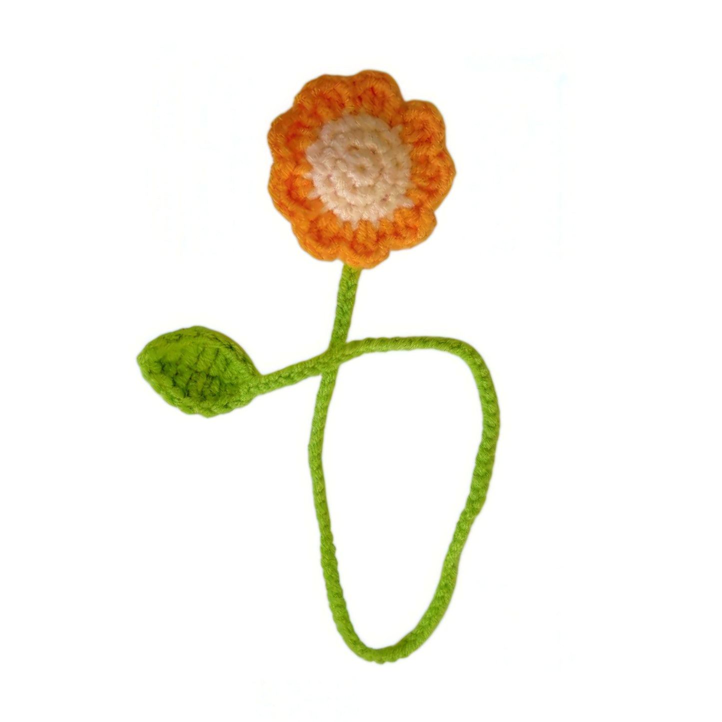 Handmade Crochet Flower Bookmark