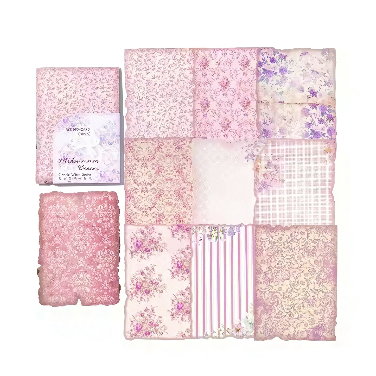 Gentle Wind Series Scrapbook Paper Set