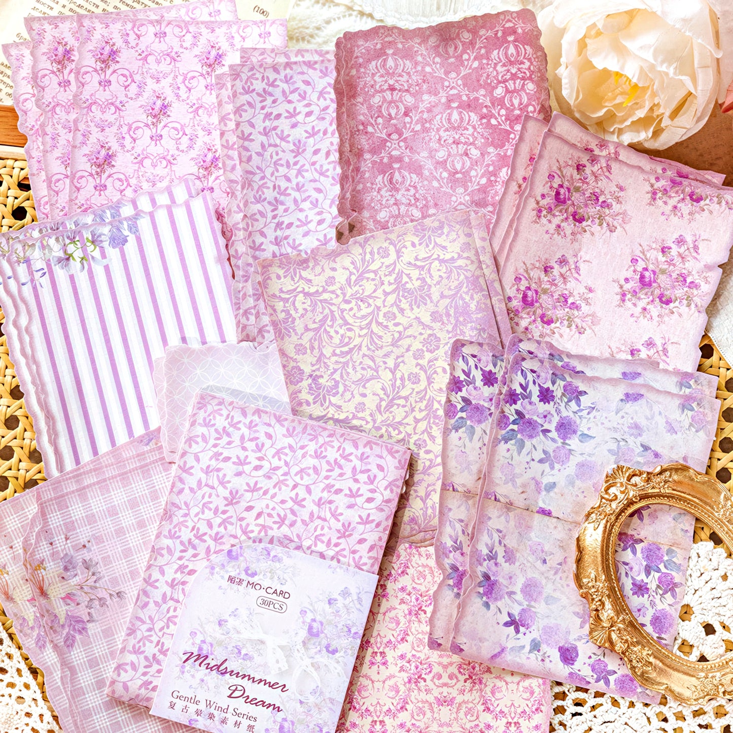 Gentle Wind Series Scrapbook Paper Set