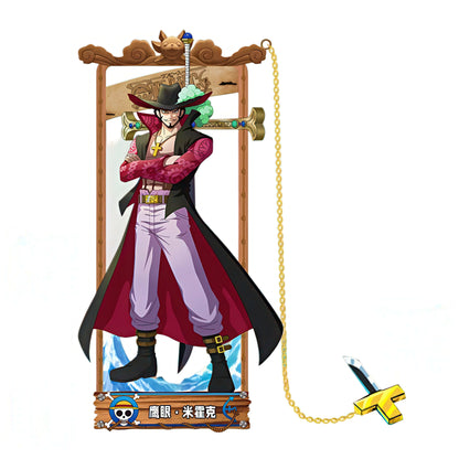 One Piece Manga Characters Metal Bookmark