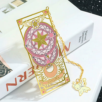 Cardcaptor Sakura Manga Themed Metal Bookmark
