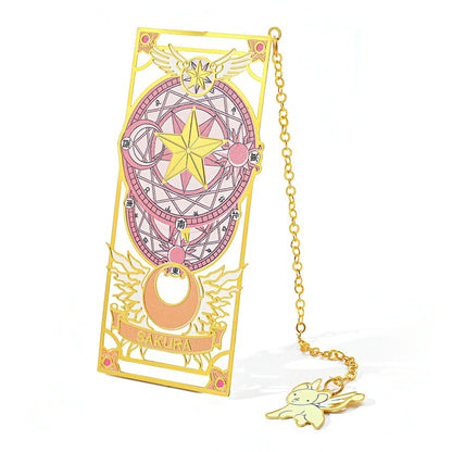 Cardcaptor Sakura Manga Themed Metal Bookmark