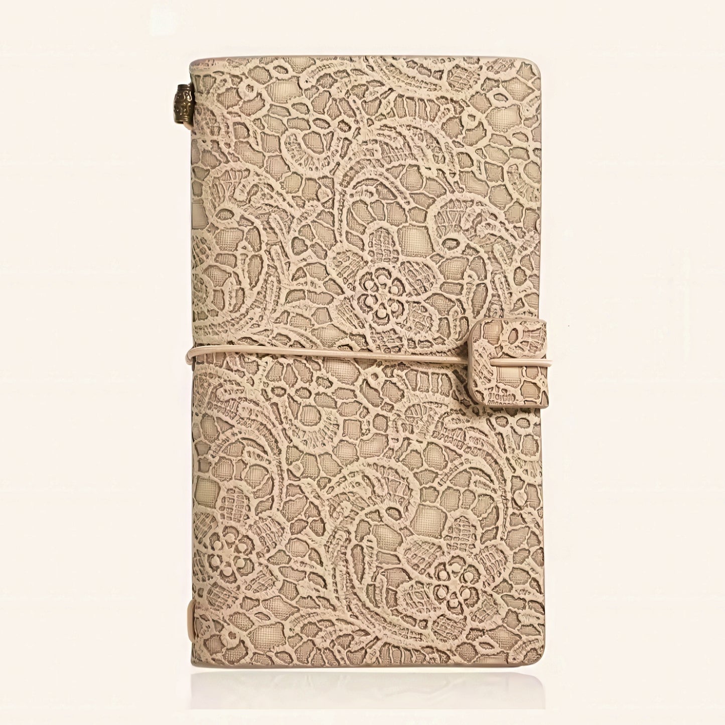 Morandi Color Floral Embossed Notebook