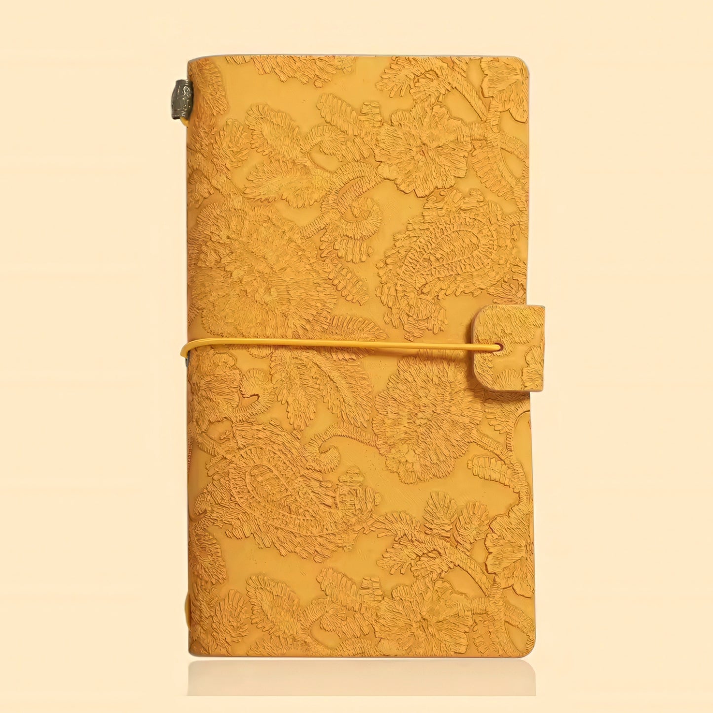 Morandi Color Floral Embossed Notebook