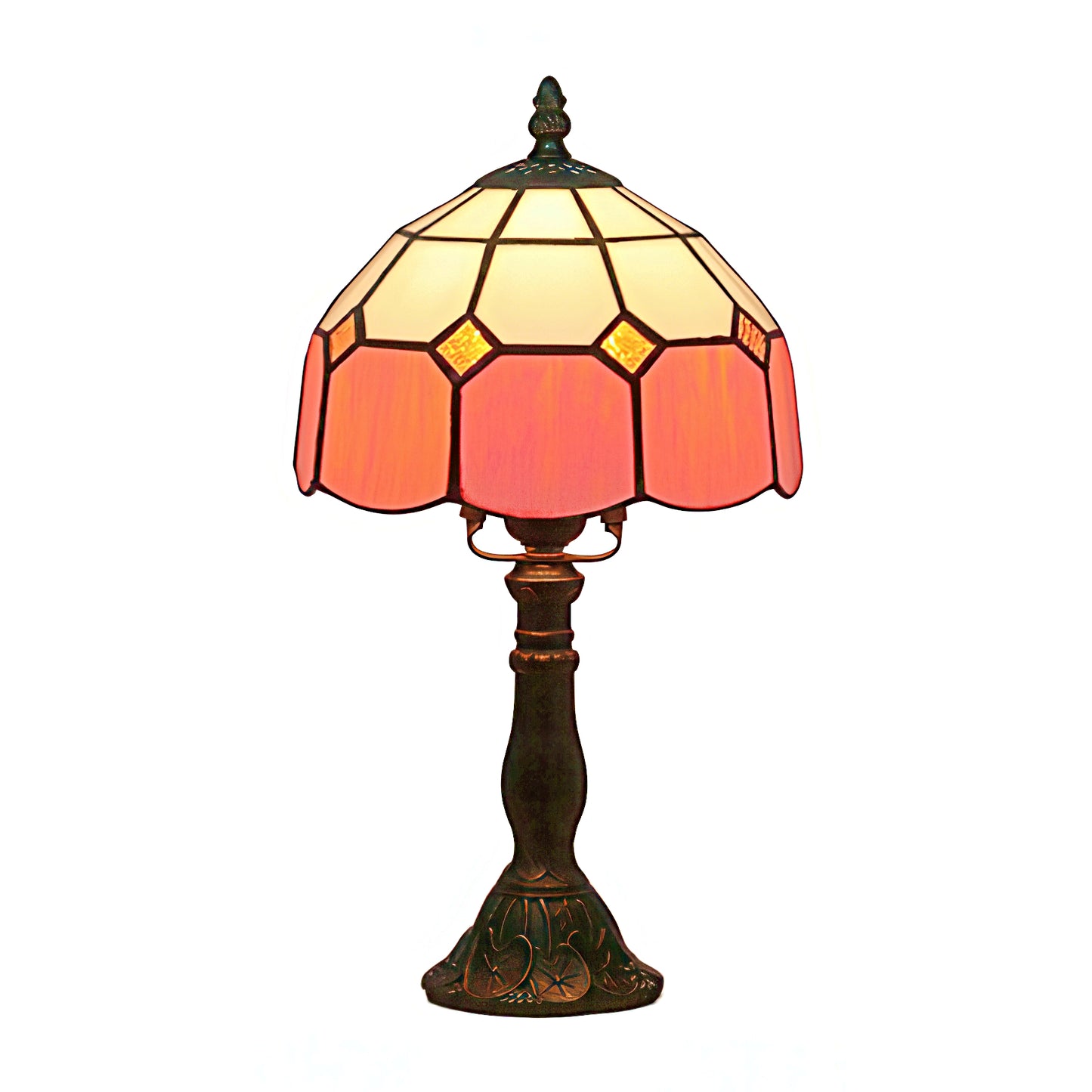 Tiffany Style Stained Glass Table Lamp