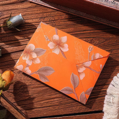 Elegant Floral Brocade Style Envelopes