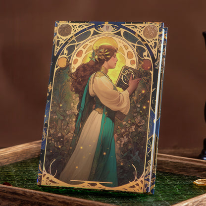 Art Nouveau Style Hardcover Journal