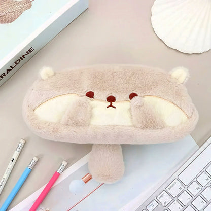 Cute Animal Plush Pencil Case