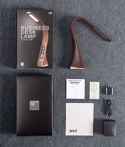Eye Protection Desk Lamp with Digital Clock and Calendar