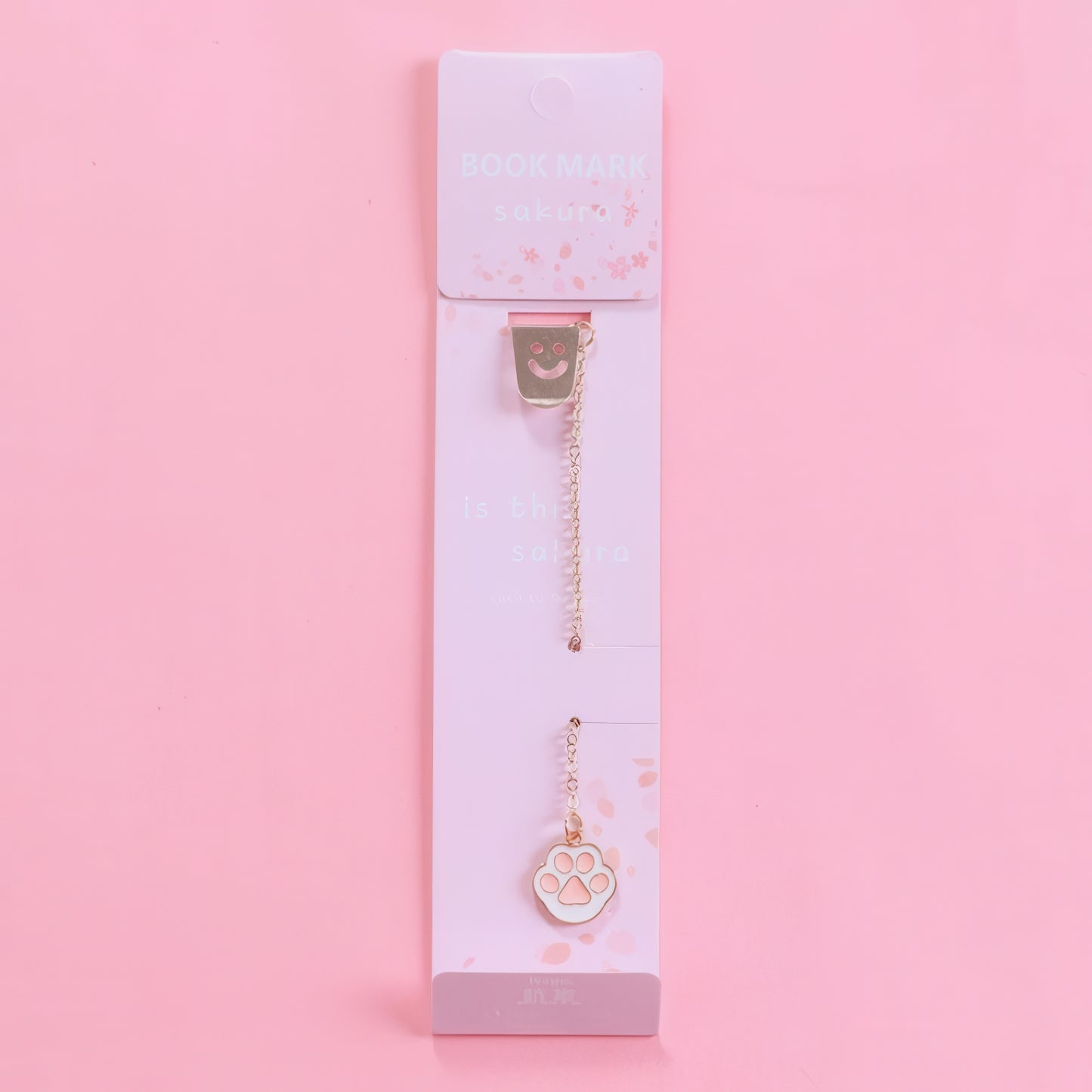 Cute Little Charm Metal Bookmark