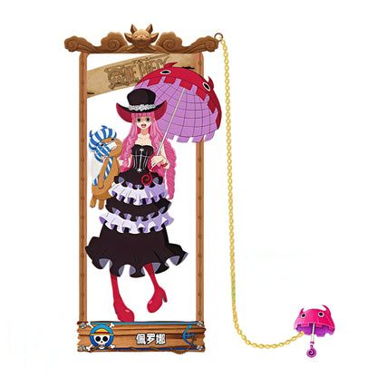 One Piece Manga Characters Metal Bookmark