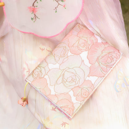 Floral Theme A5 Fabric Book Cover