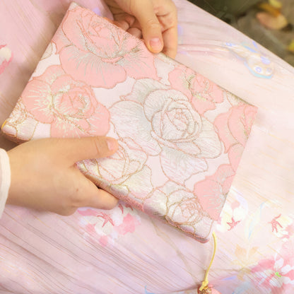 Floral Theme A5 Fabric Book Cover