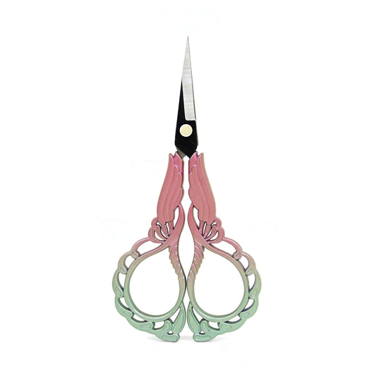Colorful Vintage Floral Style Scissors