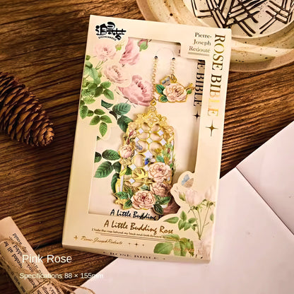 Baroque Roses Metal Bookmark