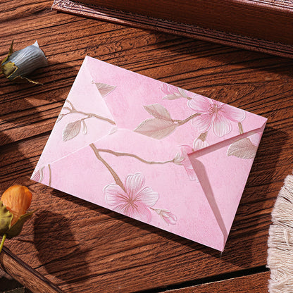 Elegant Floral Brocade Style Envelopes