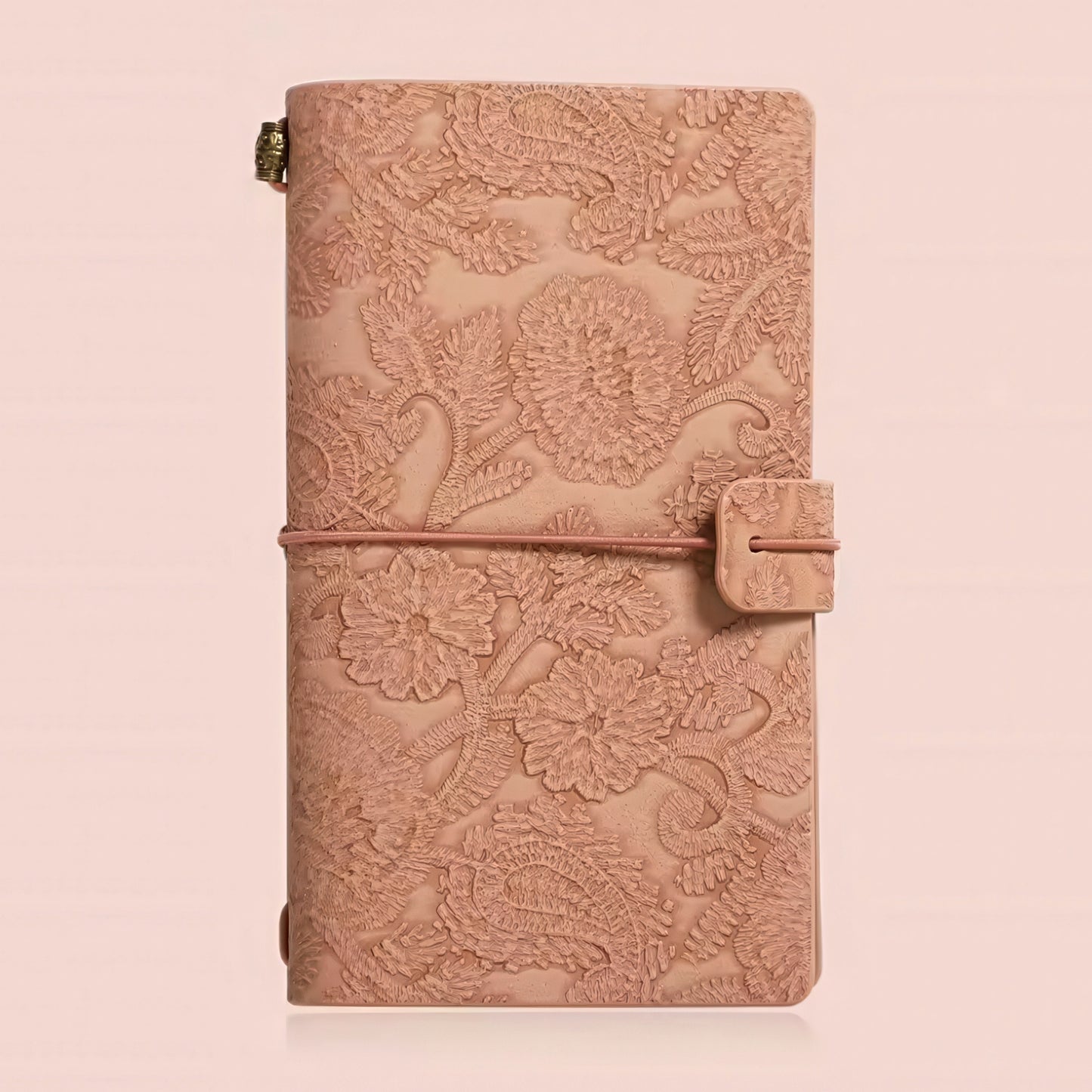 Morandi Color Floral Embossed Notebook