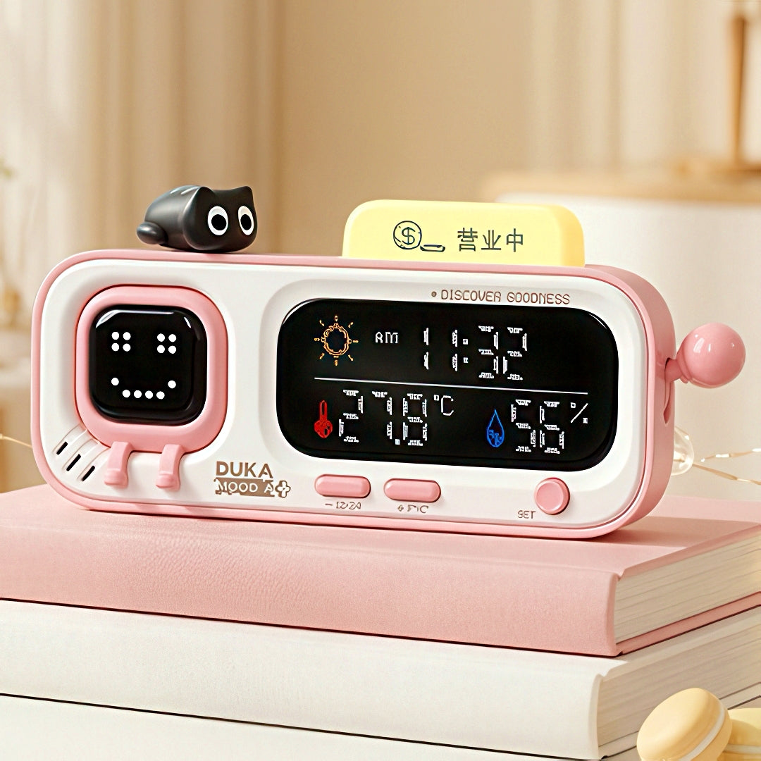 Digital Clock with Temperature and Humidity Meter