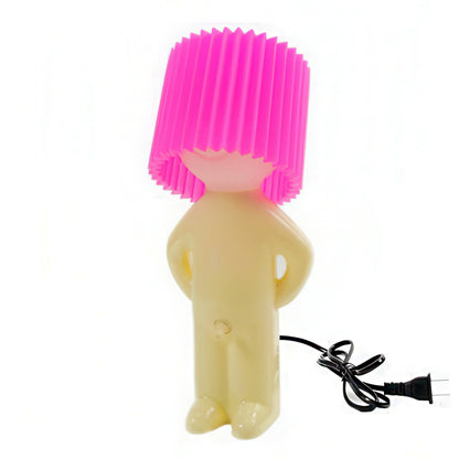 Cute Little Shy Boy Table Lamp