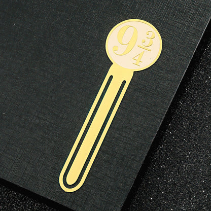 Harry Potter Themed Metal Bookmark