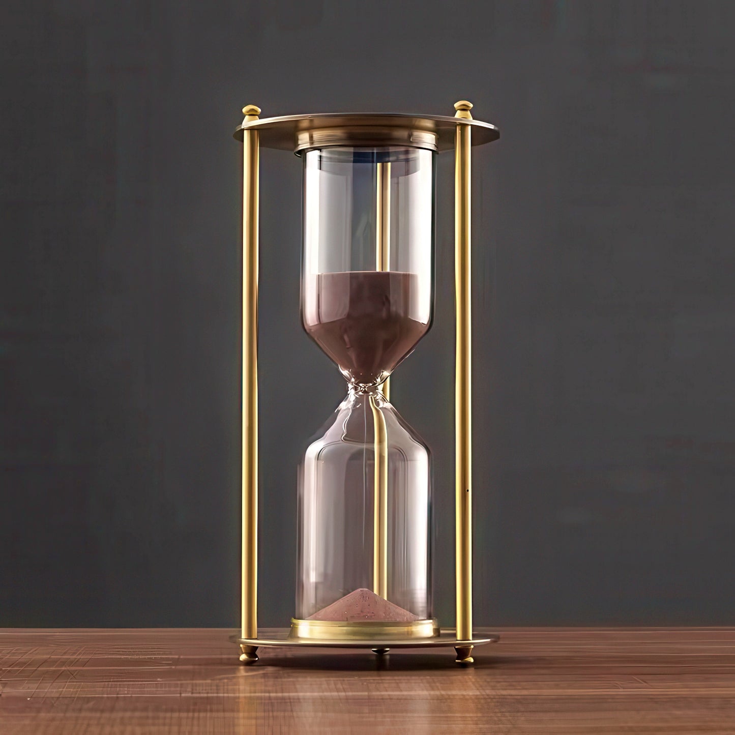 Retro Metal Hourglass