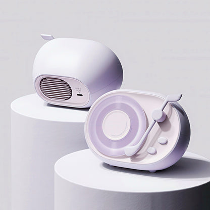 Cute Portable Bluetooth Speaker with Record Player Design