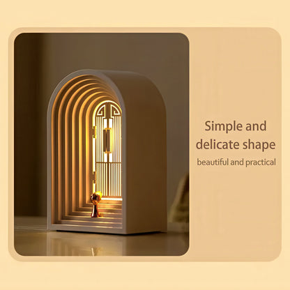 Rechargeable Nordic Style Nightlight with Bluetooth Speaker