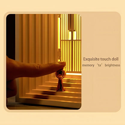 Rechargeable Nordic Style Nightlight with Bluetooth Speaker