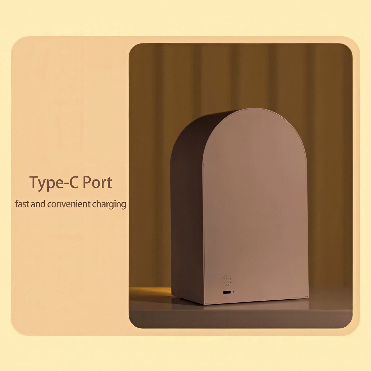 Rechargeable Nordic Style Nightlight with Bluetooth Speaker